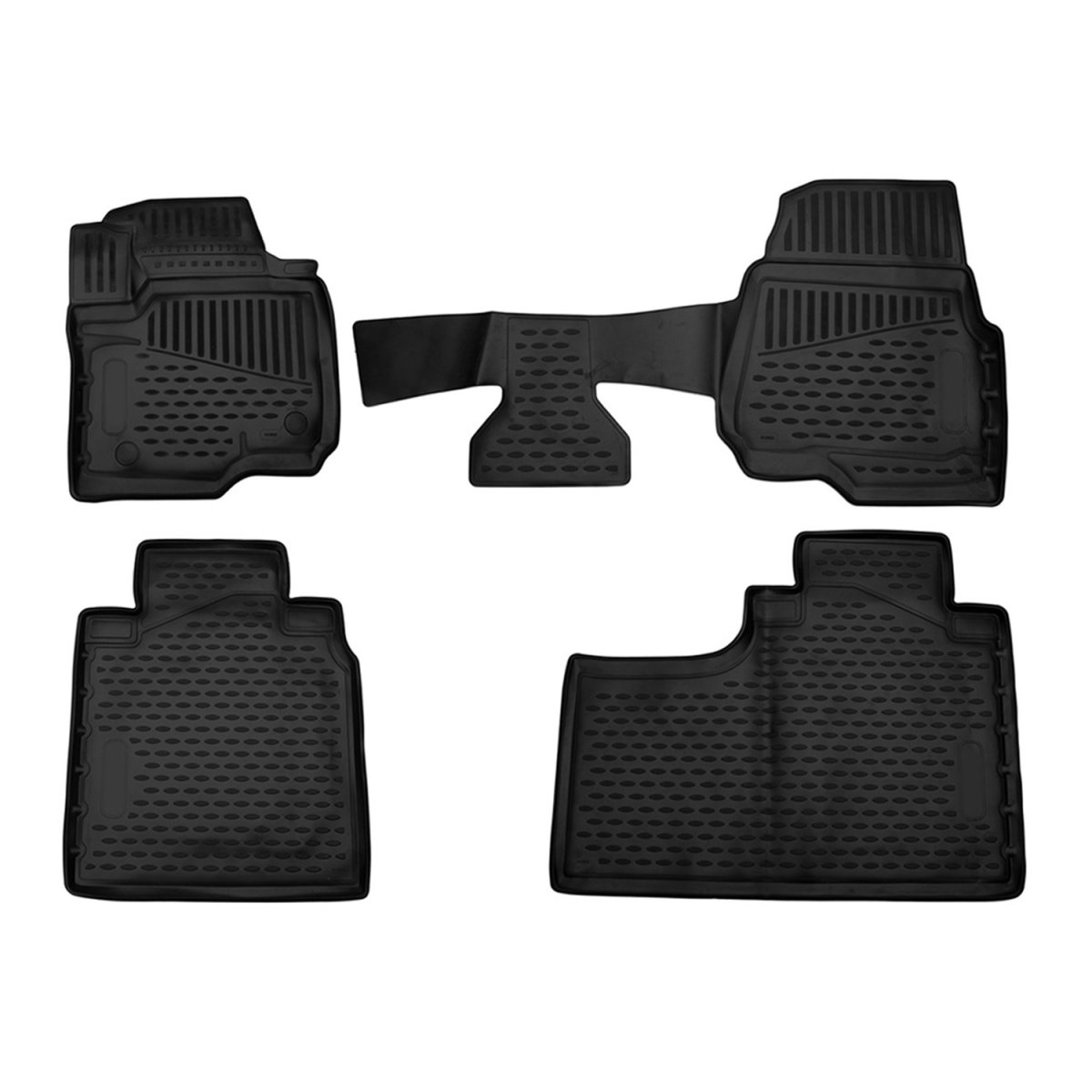 Ford F-450 Floor Mats - Omac - Rubber TPE - Black - '17-'18